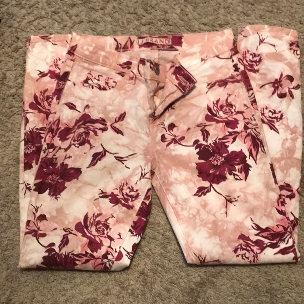 J Brand floral jeans 27